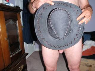 my cock peeking out from the hat
would u like to see more?