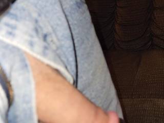 Dick and jeans