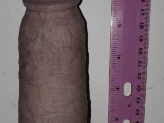 6.5 inches is my flaccid length, and flaccid girth is 5 inches. Here I am in my slightly swollen state, which is more and more common the longer I've gone without cumming.