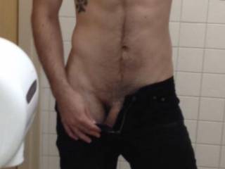 A little tease from the work bathroom, hope you don’t mind me “getting paid” to take this one!