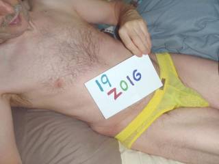 A partial body selfie of my undie as i am upon my bed...TG810 camera was used.