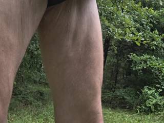 My cock on a hike
