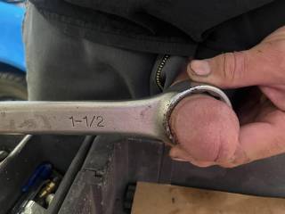 Like my tool , got horny in the garage , need someone to get my nut
