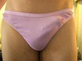 Nice!  Hard not to like bulging pink panties.