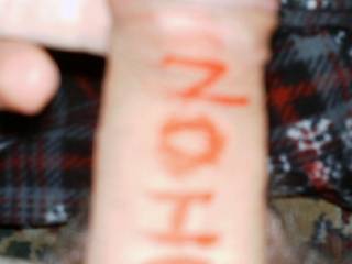 A stubby zoig. Would any ladies care to help me with it?
