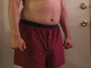 I wish I was more fit and had more confidence, but here's me.  A bit chubby, but very willing to please someone