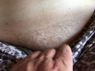 Her big tits are laying there resting (for now), so it is pussy time ...
