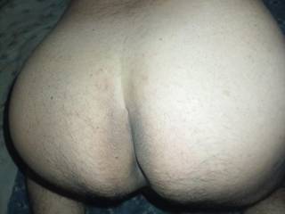 bent over