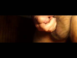Hubby maturbating in slow motion, Love the way his balls get slapped around