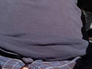 Friend snapped this picture walking up to my garage