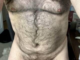 hairy chest, 7.5m thick