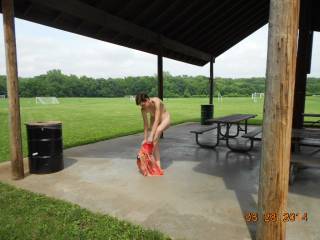 more naked at the soccer park