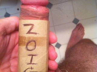 See how thick my cock is?  Bet if will fit real nice inside you.  Anyone wanna take it for a ride?