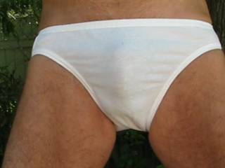 What\'s that bulge I see in Mr. F\'s briefs?  Maybe a big dick?  From Mrs. F