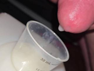 My biggest load in awhile, too bad it wasn\'t in my girls mouth