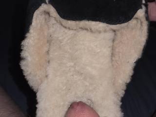 My tiny dick vs the label of the slipper