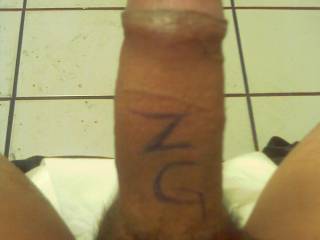 I want me to proof im real there u go I wrote zg on my dick