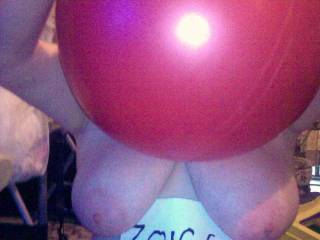I leave hubbies balls big and red :)