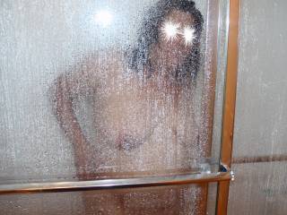 Wet, naked & exposed in the shower for you during our 2009 summer vacation!