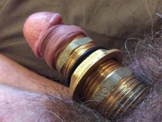 Cock modification using rubber and brass rings