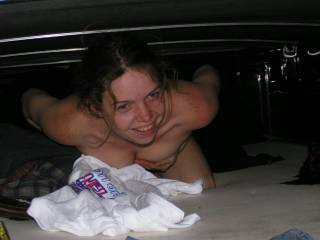 This was a funny night. Got caught having sex in the back of the truck. Didn\'t realize everyone would be cumming back to the truck so soon for more beer. Oops What can I say I was really horny that night and he was cute.