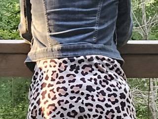 Headed out for the evening with her friends. I wonder how many guys are gonna see and feel that ass tonight.