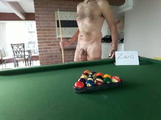 Pool fun! I thought they meant swimming pool. So I was a little underdressed. But, we had some fun anyway. Would you like to join me on the pool table?