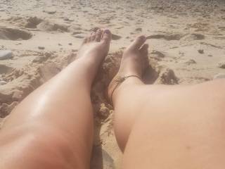 Sexy beach legs