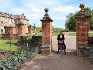 Posing outdoors again