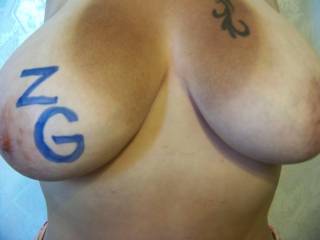 wife's beautiful chest supporting ZOIG