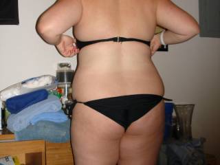 trying on my new bikini, you guys like it? if you saw me at the beach in this what would you do to me?