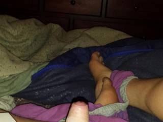 In the bed
