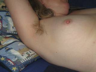 Who doesn\'t enjoy a bit of bushy hair when seeing a naked nipple?