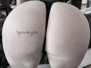 A great POV off her gorgeous butts in her black undies, tell her how she looks