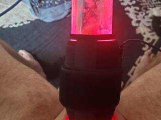 Trying red light therapy with pumping