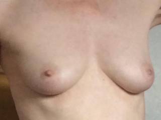 Looks like my nipples are erect, what do you think?  From Mrs. Floridaman