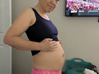 Before going to Costco yesterday morning. It was a rainy Saturday morning.