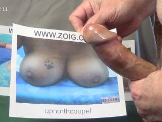 This my sexy big breasted friend, Mrs. UpNorthCoupel. Always a sight for horny eyes...