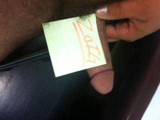 Guess how i made this sticky note sticky