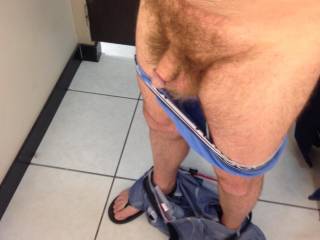at store change room