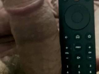 Messing with the TV remote 😁