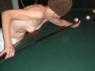 A game of strip pool