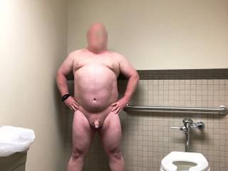 Wanted to take some naked pictures at work. I started in the restroom and got a little more daring as time went on. I hope you like them. They were a rush to take!