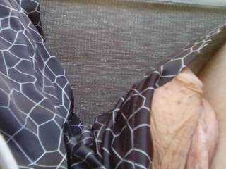 Mmm hoping to get help outside playing whit my cock