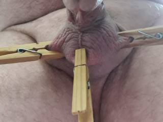 Balls pegged