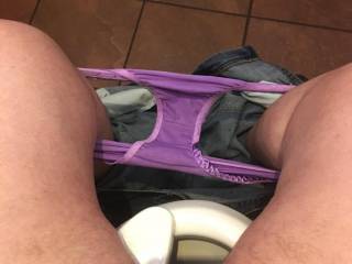 Play time in the toilet!