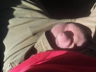 Peek-a-boo  bored at work