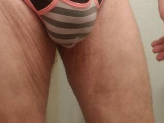 My sissy pantie bulge