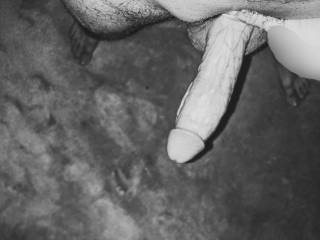 Rock hard after the footjob getting ready to slide into some pussy!