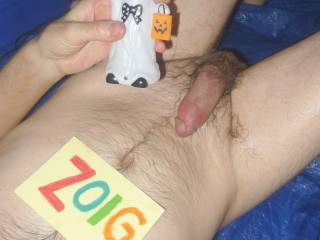 A post toy play scene of my hard lubed dick.